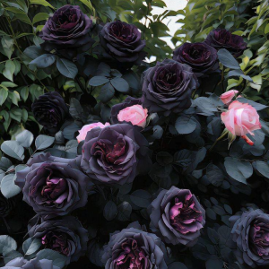Роза Черная купить по цене от 450р. в интернет-магазине «Посадика» с доставкой почтой в в Котельниковое и по всей России – [изображение №1].